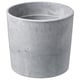 BOYSENBÄR Cache-pot, intérieur/extérieur gris clair, 12 cm