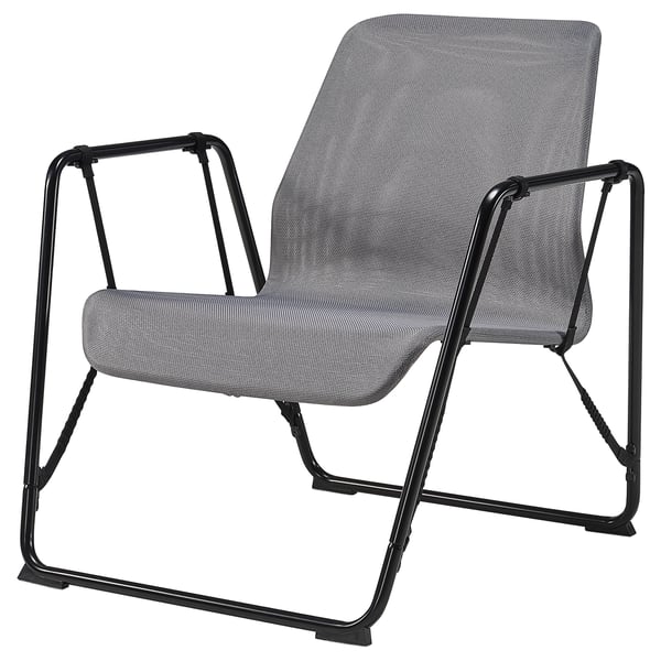 BRÄNNBOLL Fauteuil gaming, gris/noir