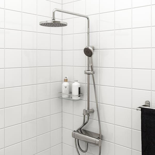 BROGRUND Ensemble douche/douchette+déviateur, chromé