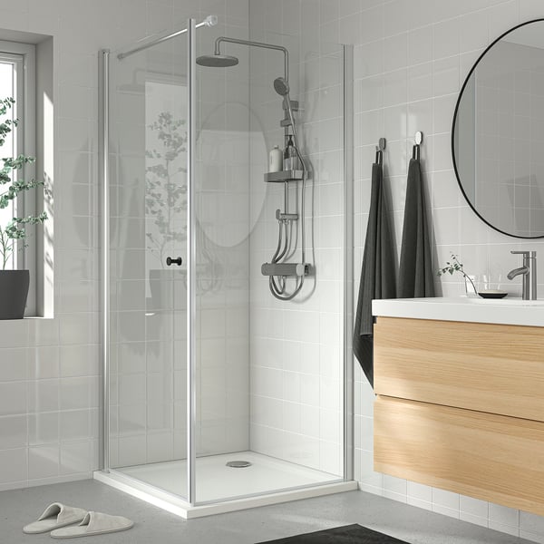 BROGRUND Ensemble douche/douchette+déviateur, chromé