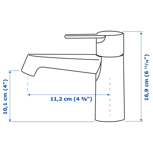 BROGRUND Mitigeur lavabo, chromé