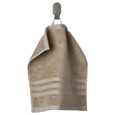 BROKGLIM Petite serviette, beige, 30x30 cm