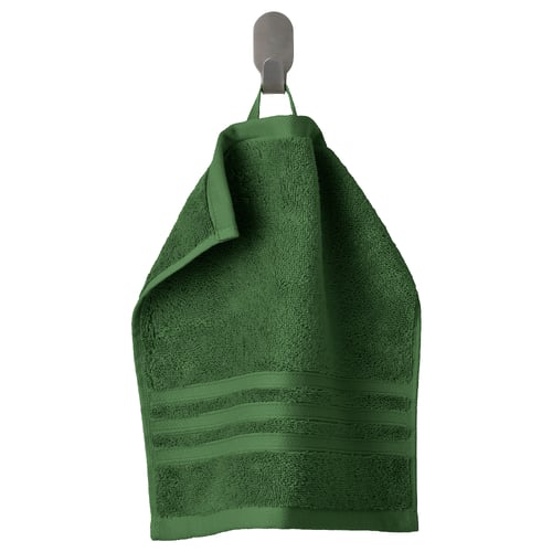 BROKGLIM Petite serviette, vert, 30x30 cm