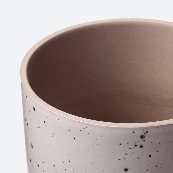 BUSKKAPRIFOL Cache-pot, intérieur/extérieur/beige, 12 cm