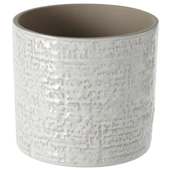 CHIAFRÖN Cache-pot, intérieur/extérieur blanc, 12 cm