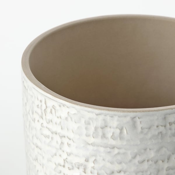 CHIAFRÖN Cache-pot, intérieur/extérieur blanc, 12 cm