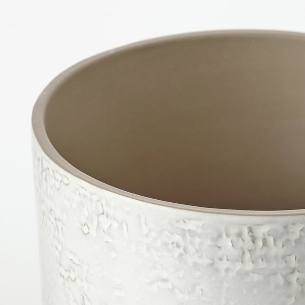CHIAFRÖN Cache-pot, intérieur/extérieur blanc, 15 cm