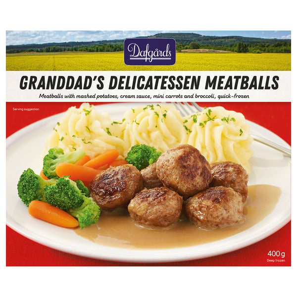 DAFGÅRDS KÖTTBULLAR Boulettes+purée pomm terre surgelé, 400 g