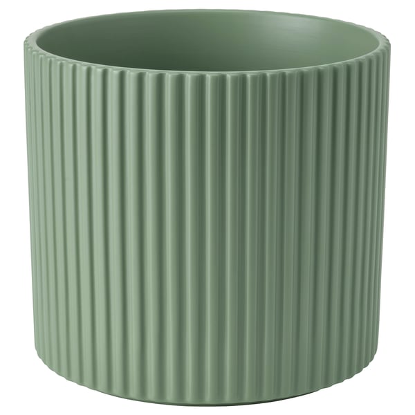 DAKSJUS Pot, vert clair, 15 cm