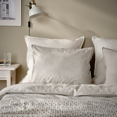 DYTÅG Housse de coussin, blanc, 65x65 cm