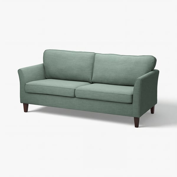 EKHOLMA Housse canapé 3 pl, Hemmesta gris vert