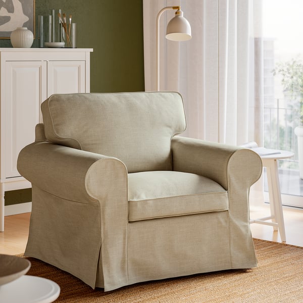 EKTORP Fauteuil, Hemmesta beige clair