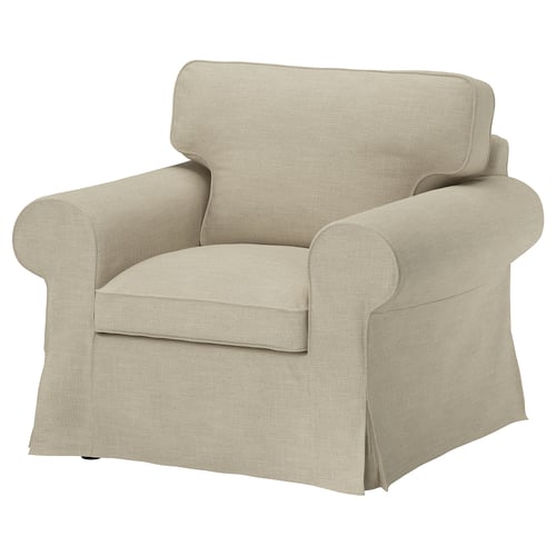 EKTORP Housse pour fauteuil, Hemmesta beige clair