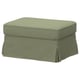 EKTORP Repose-pieds av rangement, Naggen gris vert