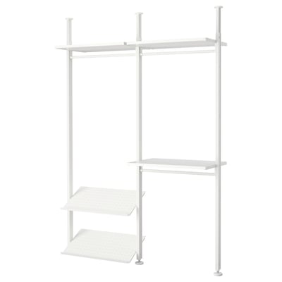 ELVARLI Combinaison armoire, blanc, 175x51x222-350 cm