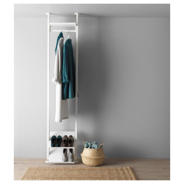 ELVARLI Combinaison armoire, blanc, 52x36x222-350 cm