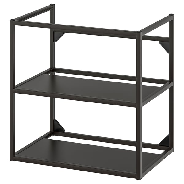 ENHET Structure pour lavabo, anthracite, 60x40x60 cm