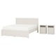FÅGELFJÄLLET Mobilier chambre, lot de 3, blanc cassé, 140x200 cm
