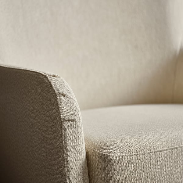 FAGERBACKEN Fauteuil, Knäbäck beige clair