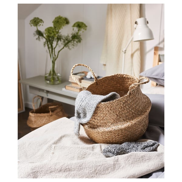 FLÅDIS Panier, jonc de mer, 25 cm