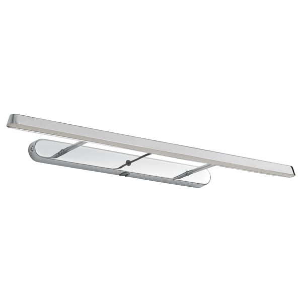 FLASKPOST Éclairage d'élément/mural à LED, chromé, 56 cm