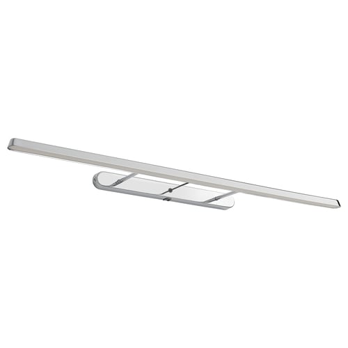 FLASKPOST Éclairage d'élément/mural à LED, chromé, 82 cm