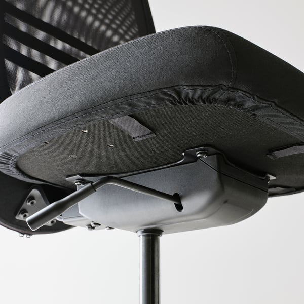 FLINTAN Chaise de bureau, noir