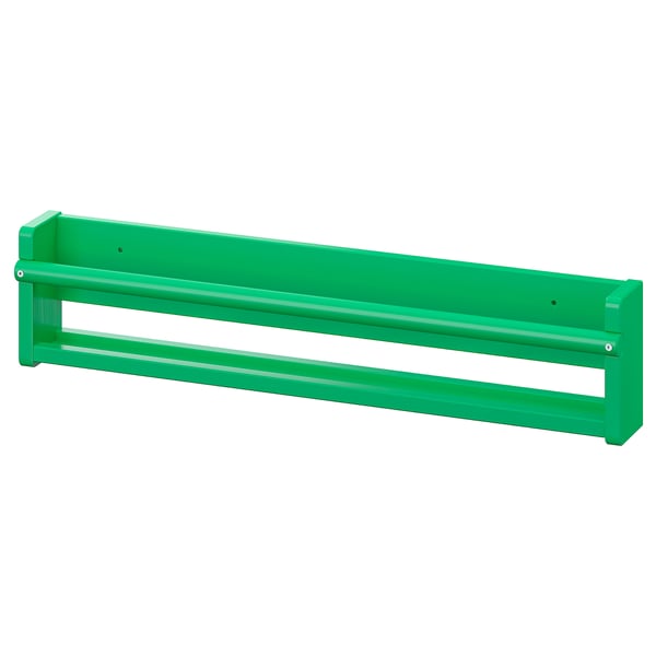 FLISAT Rangement mural, vert, 70x9x16 cm