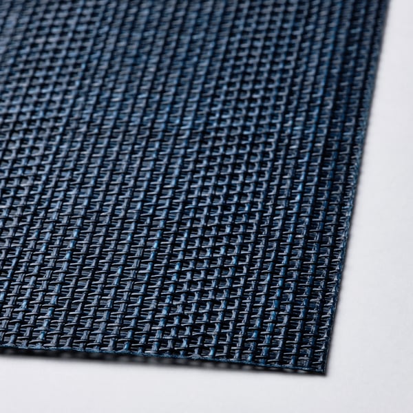 FLYGFISK Set de table, bleu foncé, 38x30 cm