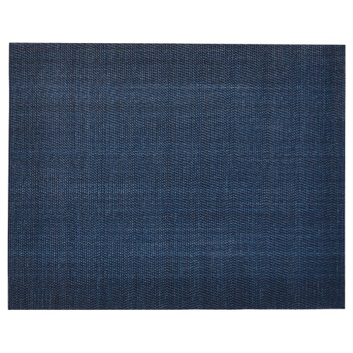 FLYGFISK Set de table, bleu foncé, 38x30 cm