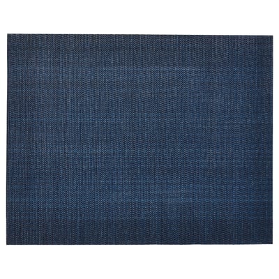 FLYGFISK Set de table, bleu foncé, 38x30 cm
