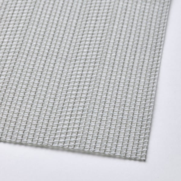 FLYGFISK Set de table, gris clair, 38x30 cm