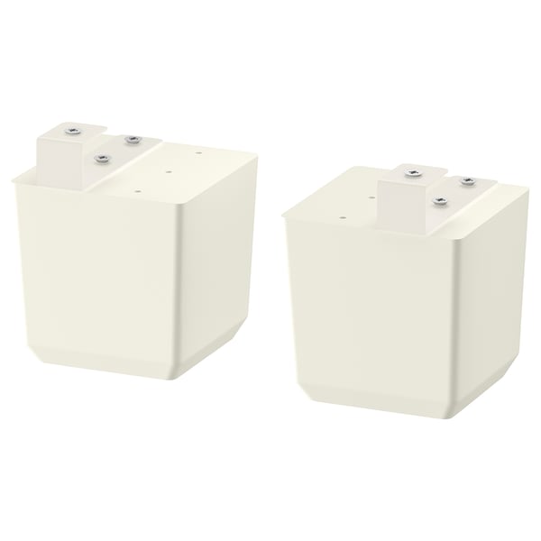 FÖRBÄTTRA Pied, blanc cassé, 8 cm
