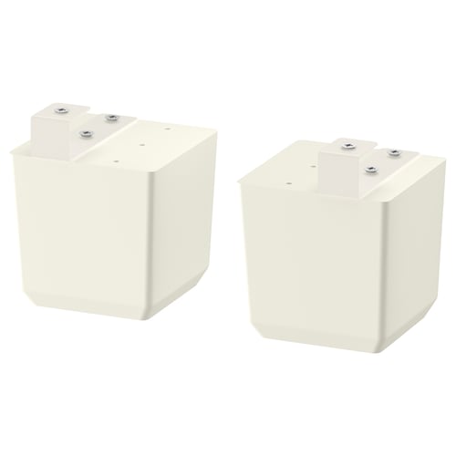 FÖRBÄTTRA Pied, blanc cassé, 8 cm