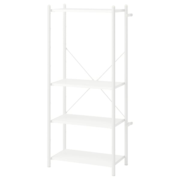 FRÖSKELÅS Rangement, blanc, 63x35x141 cm
