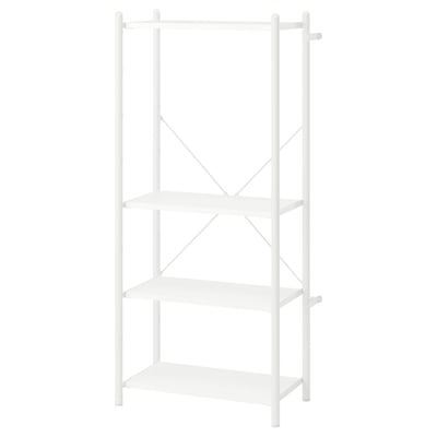 FRÖSKELÅS Rangement, blanc, 63x35x141 cm