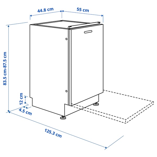 FRÖSLUNDA Lave-vaisselle encastrable, IKEA 500, 45 cm