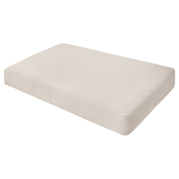 FRÖSÖN/DUVHOLMEN Coussin d'assise, extérieur, beige, 124x62 cm