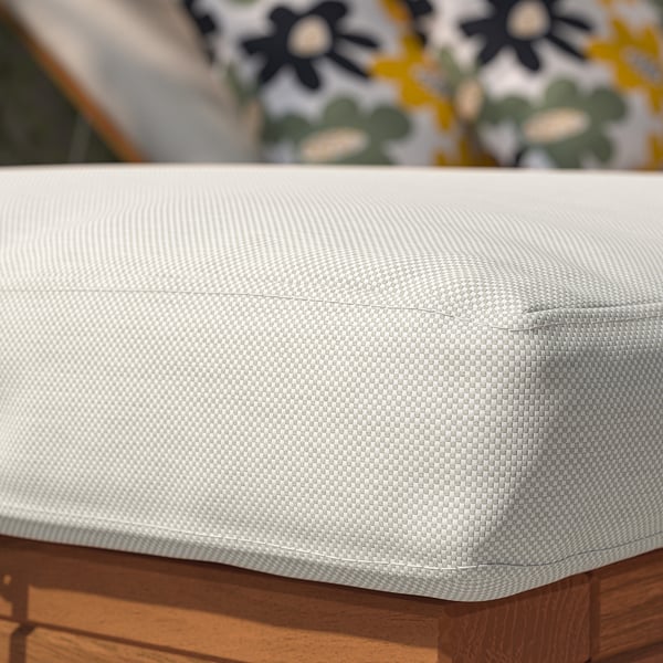 FRÖSÖN/DUVHOLMEN Matelas épais bain de soleil, beige, 190x60 cm