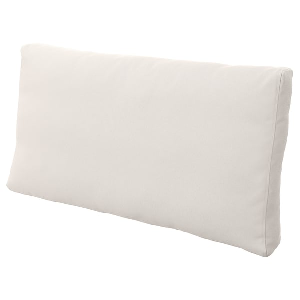FRÖSÖN Housse pour coussin dossier, extérieur beige, 80x44 cm