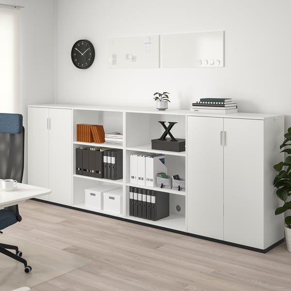 GALANT Combinaison de rangement, blanc, 320x120 cm