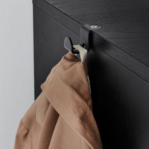 GALANT Combinaison de rangement, plaqué frêne teinté noir, 320x120 cm