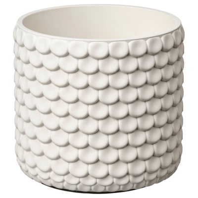 GLACIÄRBJÖRN Cache-pot, blanc, 12 cm