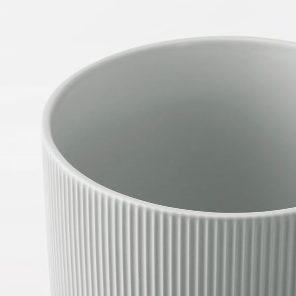 GRADVIS Cache-pot, gris, 15 cm