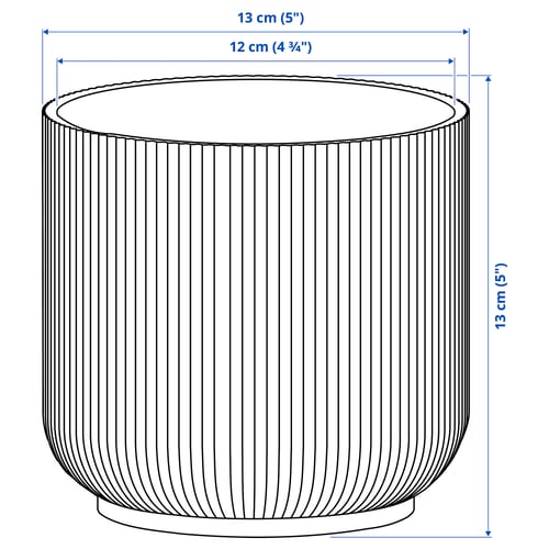GRADVIS Cache-pot, rose, 12 cm