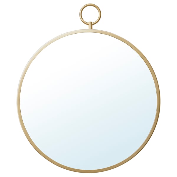 GRYTÅS Miroir, couleur or, 25 cm