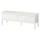 GULLABERG Banc avec rangement, blanc, 148x43x52 cm