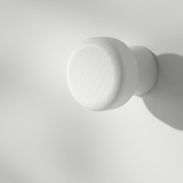 GULLABERG Banc avec rangement, blanc, 148x43x52 cm