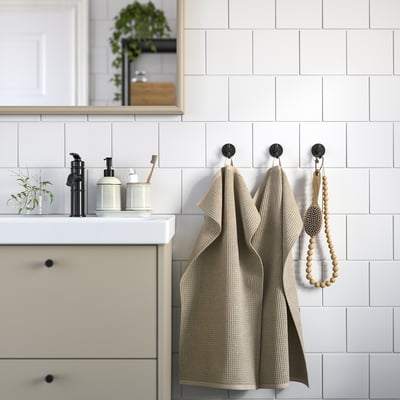 GULLDYNA Serviette de toilette, beige, 40x70 cm
