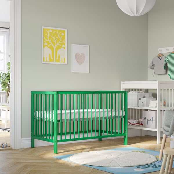 GULLIVER Lit bébé, vert, 60x120 cm